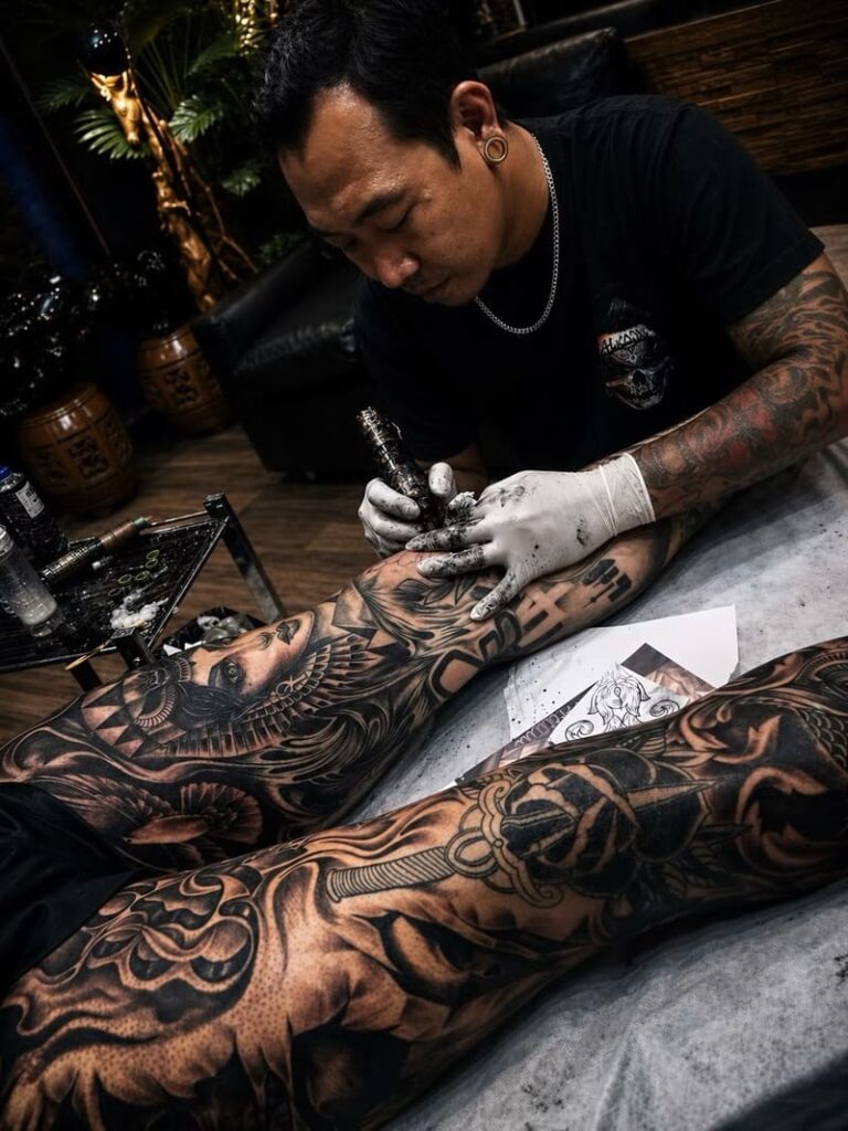 Junk Juz tattoo artist